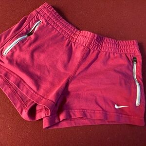 Nike Fuchsia track shorts